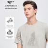 Septwolves Men's Quick-Dry Modal Blend Crew Neck T-Shirt