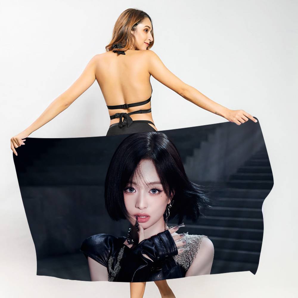 Kpop Band B-Babymonster Beach Towel Colorful Bath Towels For Girl Microfiber Quick Dry Sand Free Beach Yoga Spa Gym Pool