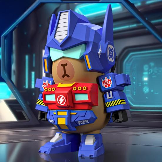 Magnetic Mechanical Capybara Building Toy Buildable Mecha Capybara Figure with Movable Parts Educational Cartoon Animal Model Decoration