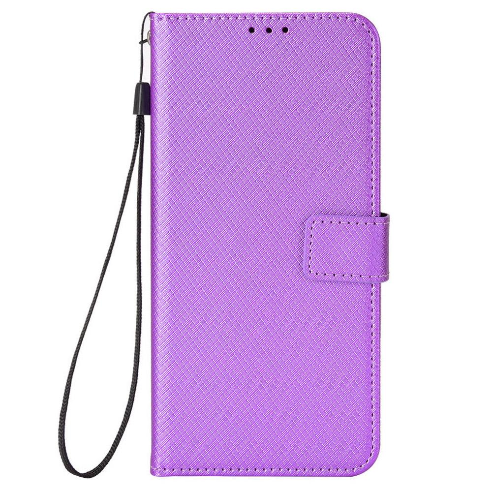 For itel A50 Case Diamond Texture PU Leather Phone Cover