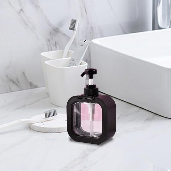 500ML Soap Dispenser Leak-Proof Transparent Large Capacity Travel Dispenser Bottle for Bathroom