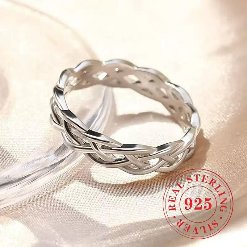 sterling silver Celtic knot eternity ring women s fashion ring jewelry and accessories 7