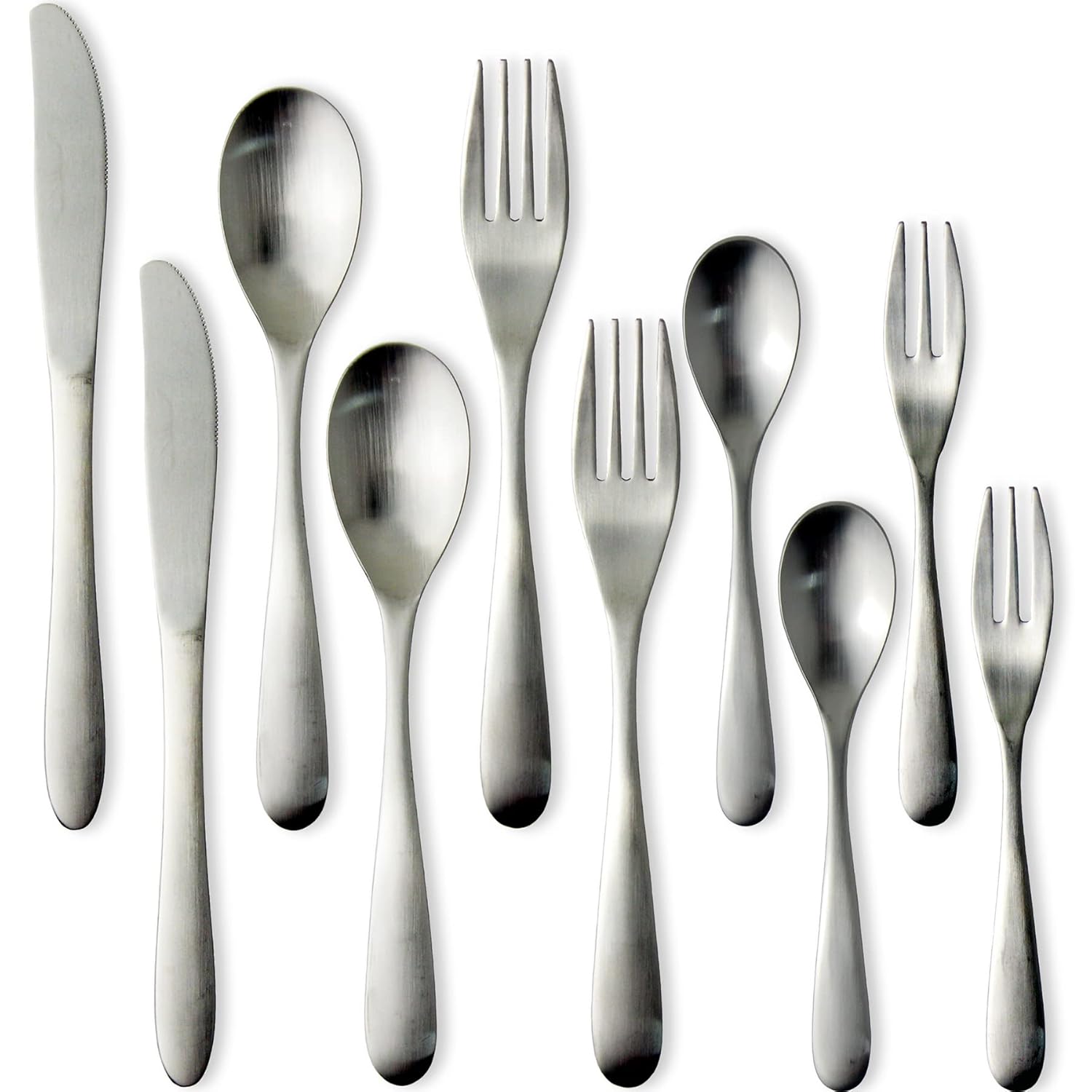 NagaO NT-5 Dinner Cutlery Set 10 Pieces Stainless Steel Made Japan