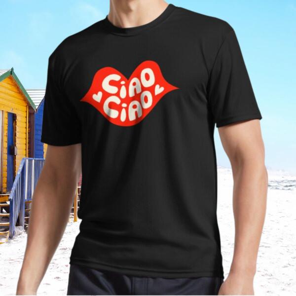 

New Ciao Ciao Red Lips Active T-Shirt Funny Size S - 5XL XL