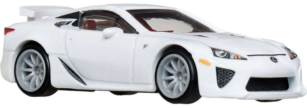 Hot Wheels Car Culture Timeless Icons Lexus LFA Vehicle Toy Miniature Car for Ages 3 and JBK57 Up, White,