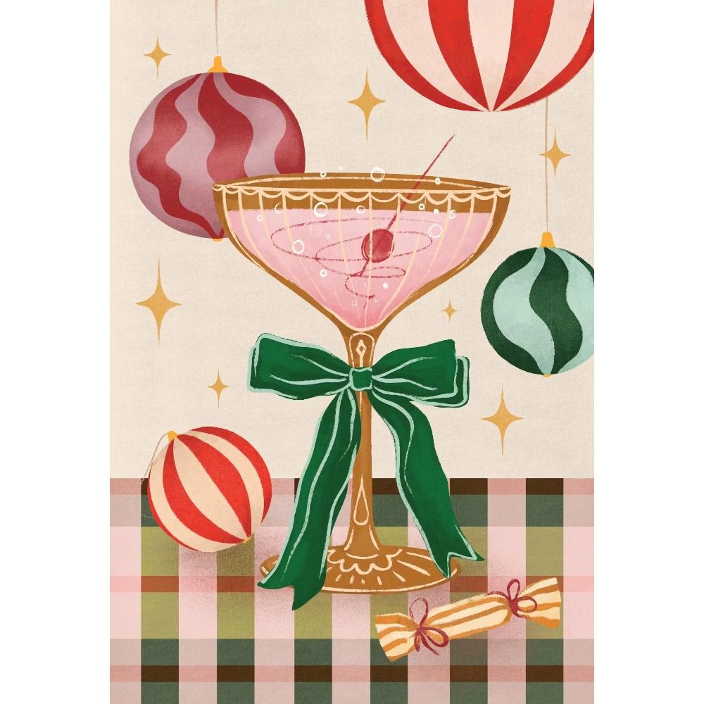 Vintage Christmas Metal Wall Decoration, Holiday Sticker Sign