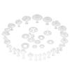 46PCS Fondant Cake Mould Cookies Biscuits Cutters Mould Set Baking Utensil Cake Decorating Kit