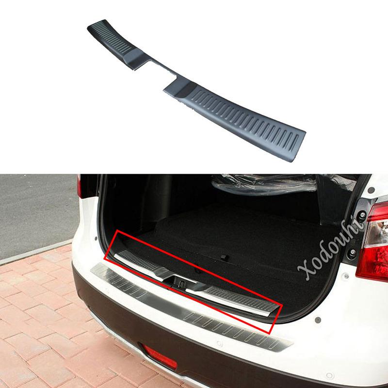 For Suzuki S-Cross Scross Sx4 2014 2015 2016 2017 Car Inner Rear Bumper Panel Trunk Trim Cover Stainless Steel Plate Pedal 1PCs