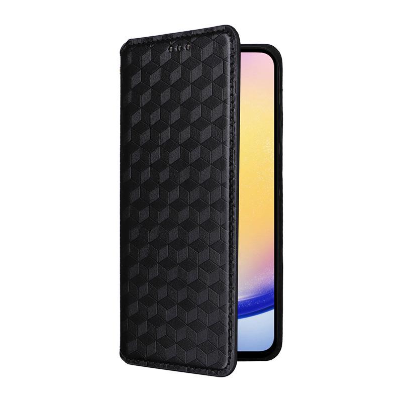 Compatible Leather Wallet Case with Card Holder & Magnetic Protection for Samsung F15 and M15 5G Phones.