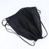 Mesh Drawstring Backpack Bag Breathable Grocery Fruit Storage Sack Multifunction Foldable Ventilated Net Pouch For Sports Gym