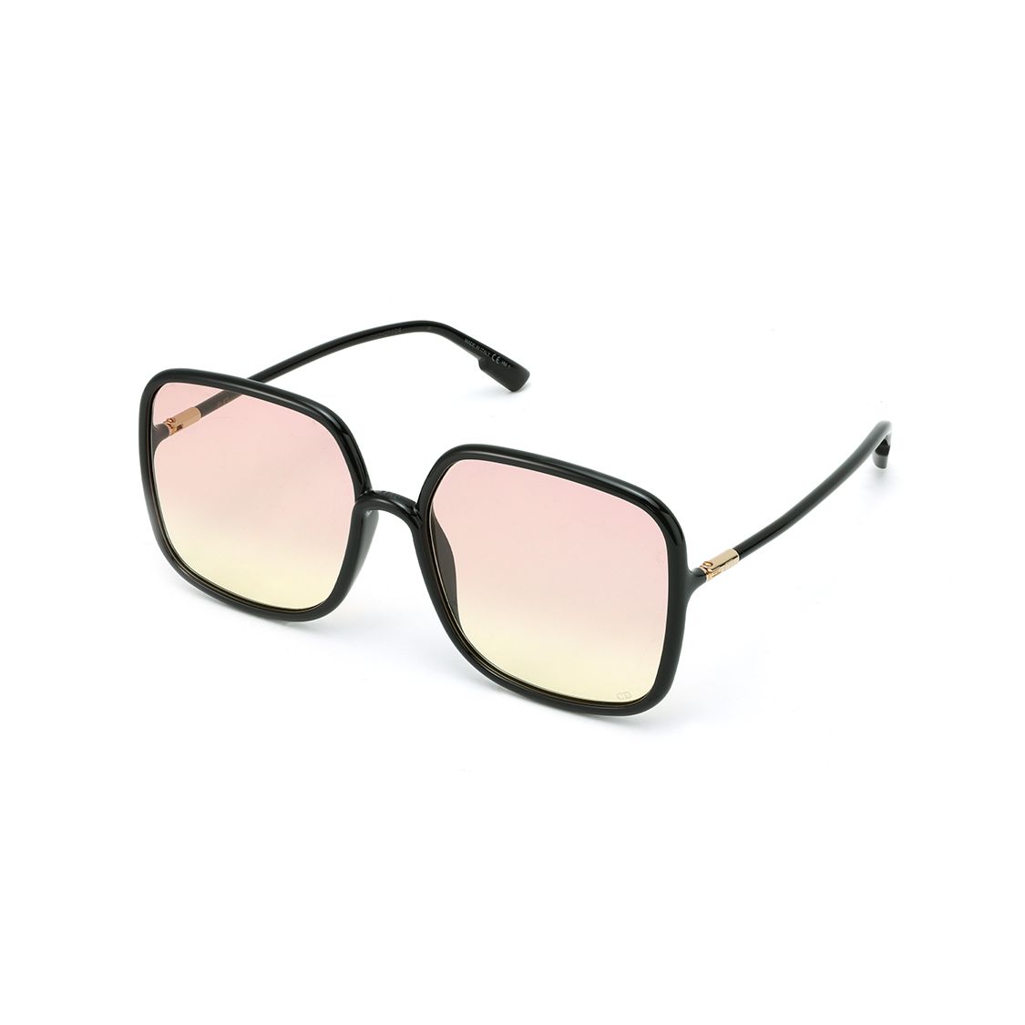 

Dior SoStellaire1 Square Sunglasses Pink To Yellow Gradient Women sunglasses Black SOSTELLAIRE1--807VC Basic Packaging-Eyeglass Case+Box,F,Black