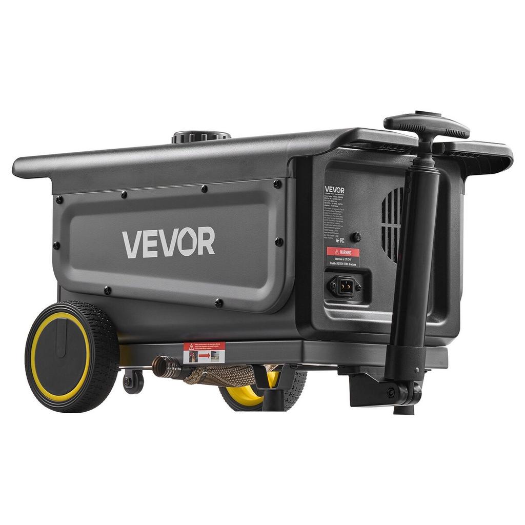 Diesel Heater, 8KW, DC 12V/24V, All In One Portable Diesel Air Heater with Bluetooth APP Control, Remote Control and LCD Screen, Trolley Design, 5 L