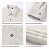 Jeanswest Men's Long Sleeve Striped Shirt Jacket