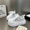 2026 autumn new ugly cute big head chic platform muffin shoes women's fashion versatile student sports and leisure shoes
