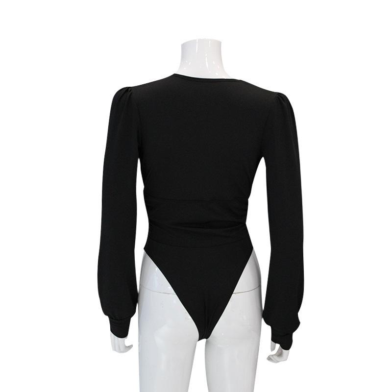 Wiosenne letnie prążkowane dzianinowe eleganckie body obcisłe topy Party seksowne body z wycięciami ubrania dla kobiet