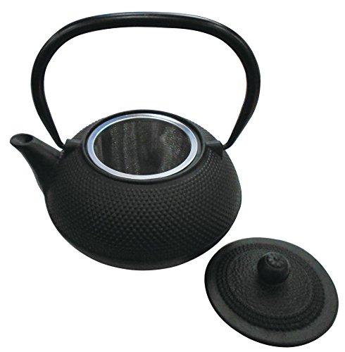 Captain Stag Ikuraku Cast Iron Teapot, 900ml, with Tea Strainer, UW-2003