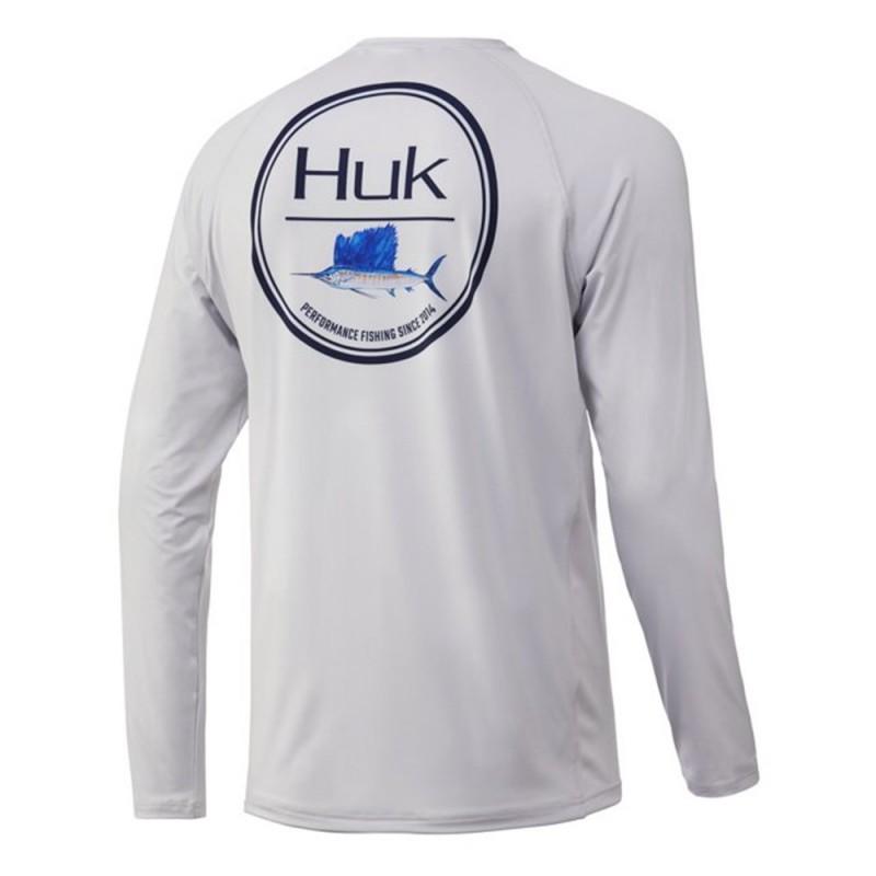 HUK Fishing Clothes Sunscreen Moisture Absorption Quick-drying Men's Outdoor Ultraviolet Protection Long-sleeved
