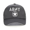ARMY and five pointed star print baseball cap Unisexs fashionable casual sports caps unisex adjustable snapback hats gorras