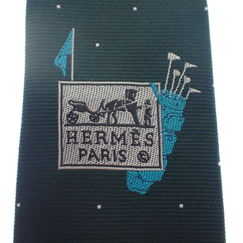 HERMES  H339370T04  slips Verse Sapan/hvit silke herre