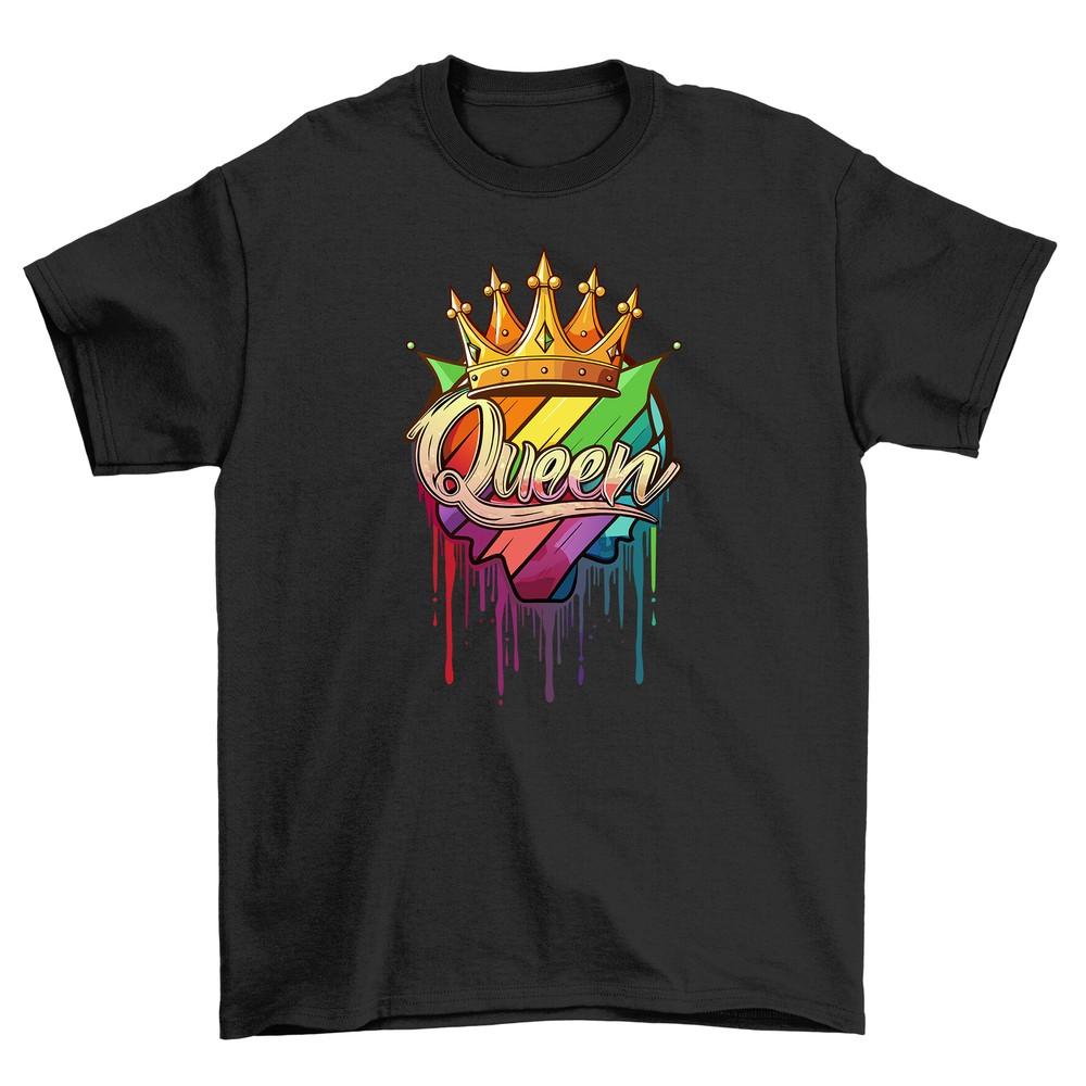 Pride_54 Rainbow Crown Funny T-shirt - Wear Your Crown with Pride! Unisex Printe