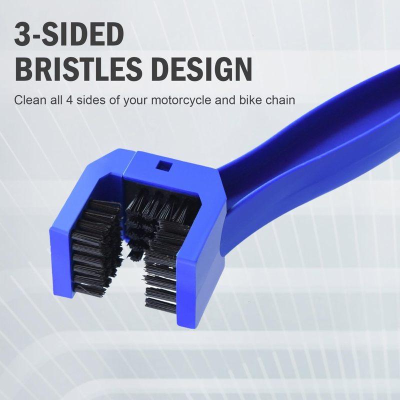 Motorcycle Chain Brush Cleaner Plastic Bicycle/Moto Brush Clean Chain Cleaner Outdoor Scrubber Road Care Tools Motorcycle Parts