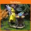 Resin Fairy Garden Figurine With Angel And Bird For Wedding Decor Gift Ideas