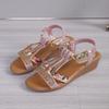 Fashion Women Wedge Sandals Summer Shoes Women Bohemia Comfortable Casual Platform Sandals Anti-slip Peep Toe Outdoor Beach Ladies Shoes