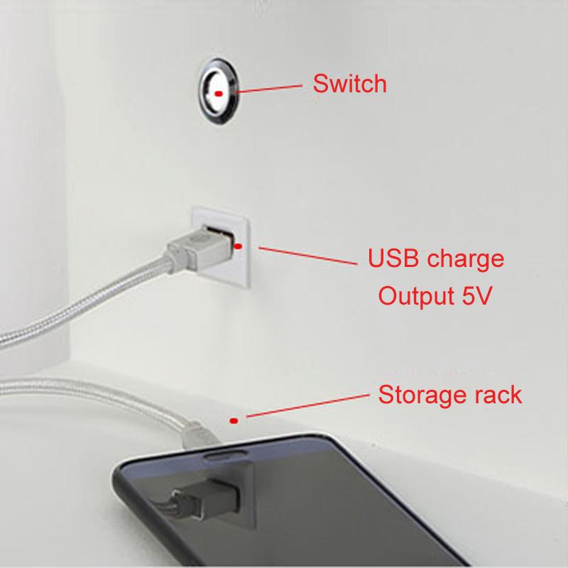 Led Wall Lamp Modern Simplicity Interior Wall Light Bedroom Night Lamp Bedside Lamp LED Light with Usb Mobile Phone Charging