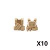 Military Weapons Accessories Building Blocks Russian Special Forces AK Rifles Tactical Bulletproof Vests Equipments Bricks Toys