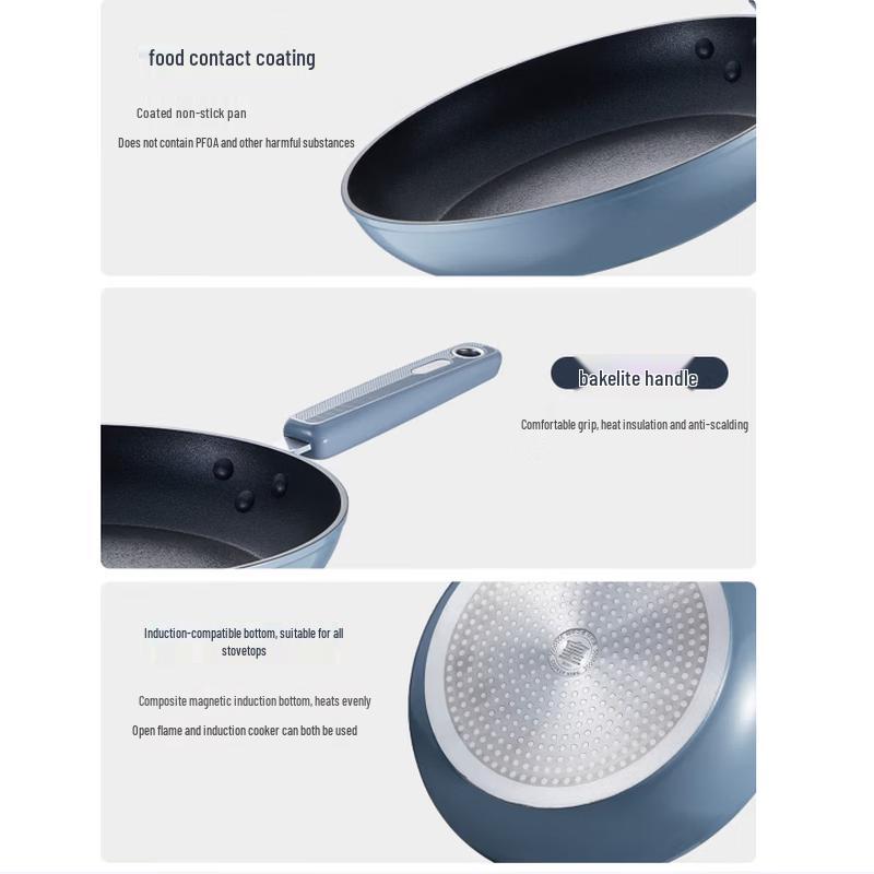 COOKER KING 26cm Non-Stick Frying Pan with Lid