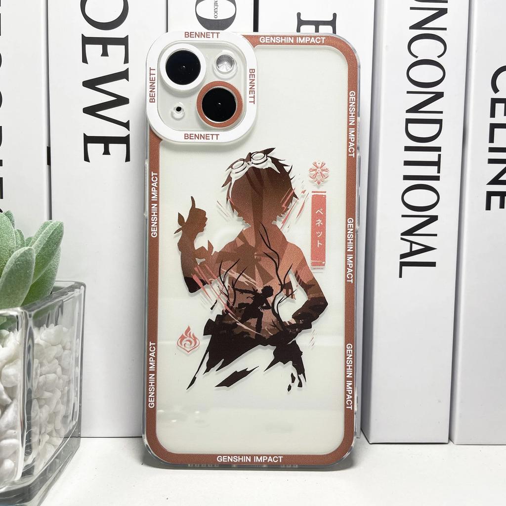 Genshin Impact Phone Case For iPhone 16 15 14 13 12 11 Pro Max Mini XS X XR SE 7 8 Plus HuTao Zhongli Raiden Shogun Xiao Funda