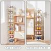 Simple shoe rack, multi-layer crevice at the entrance of the home, office dormitory, space-saving layered entrance storage rack