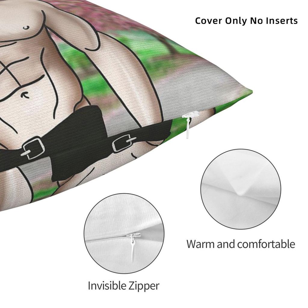 Buff Byakuya Togami Danganronpa Square Pillowcase Polyester Linen Velvet Creative Zip Decorative Room Cushion Cover