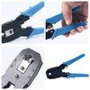 3 in 1 Crimpwerkzeug für Cat5 Cat5e Cat6 Ethernetkabel mit Stahlkonstruktion und ergonomischem Griff für RJ45 RJ11 Telefonkabelstecker