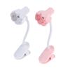 Flower Shaped Clip On Led Reading Light Desk Lamp Mini Eye Protection Book Lamp Warm Soft Light For Dorm Bed Desk Study Decor