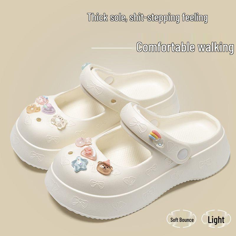 Women's Mary Jane Summer Slippers - Cool, Lightweight EVA Home Shoes