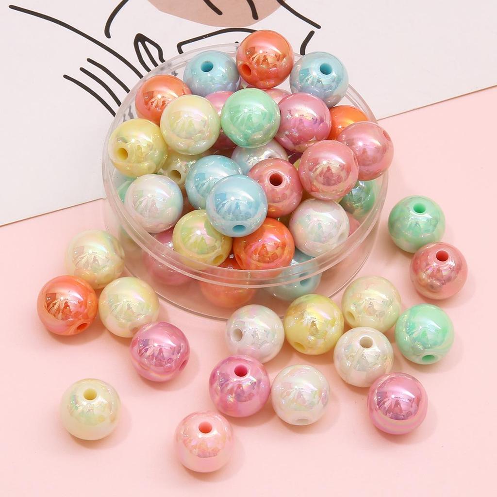 Colorful Loose Beads for DIY Bracelets, Phone Charms, Key Chains, and Jewelry Accessories