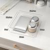 Transparent Combination Partition Storage Box Polka Dot Striped Box Drawer Organization and Dressing Table Set