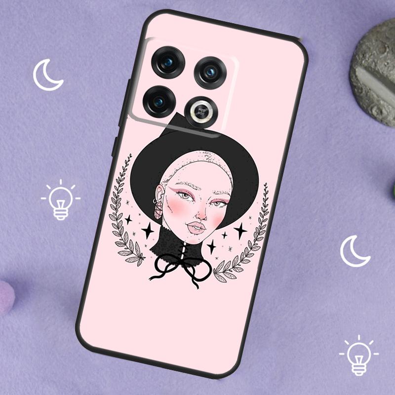 Girly Pastel Witch Goth Pattern For OnePlus Nord 5 CE 2 3 4 Lite N20 N30 Case For OnePlus 15 13 12 11 10 13T 10T 10R 12R 13R