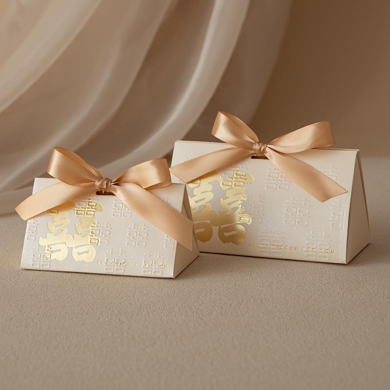 2024 Elegant Wedding Candy Gift Box with Creative Design