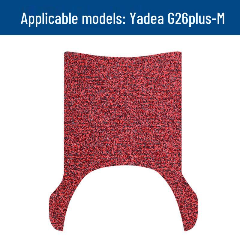 Yadea G26plus-M Silk Loop Pedal Pads: Waterproof, Sunproof, Stain & Wear Resistant Foot Decor.
