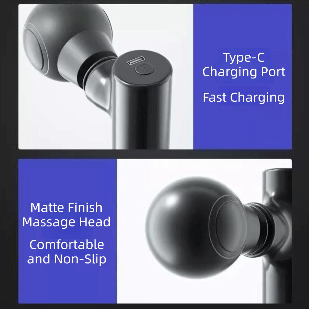 Deep Tissue Muscle Massager Ultra Compact Percussion Massager Vibration Massager  Muscle Relaxation