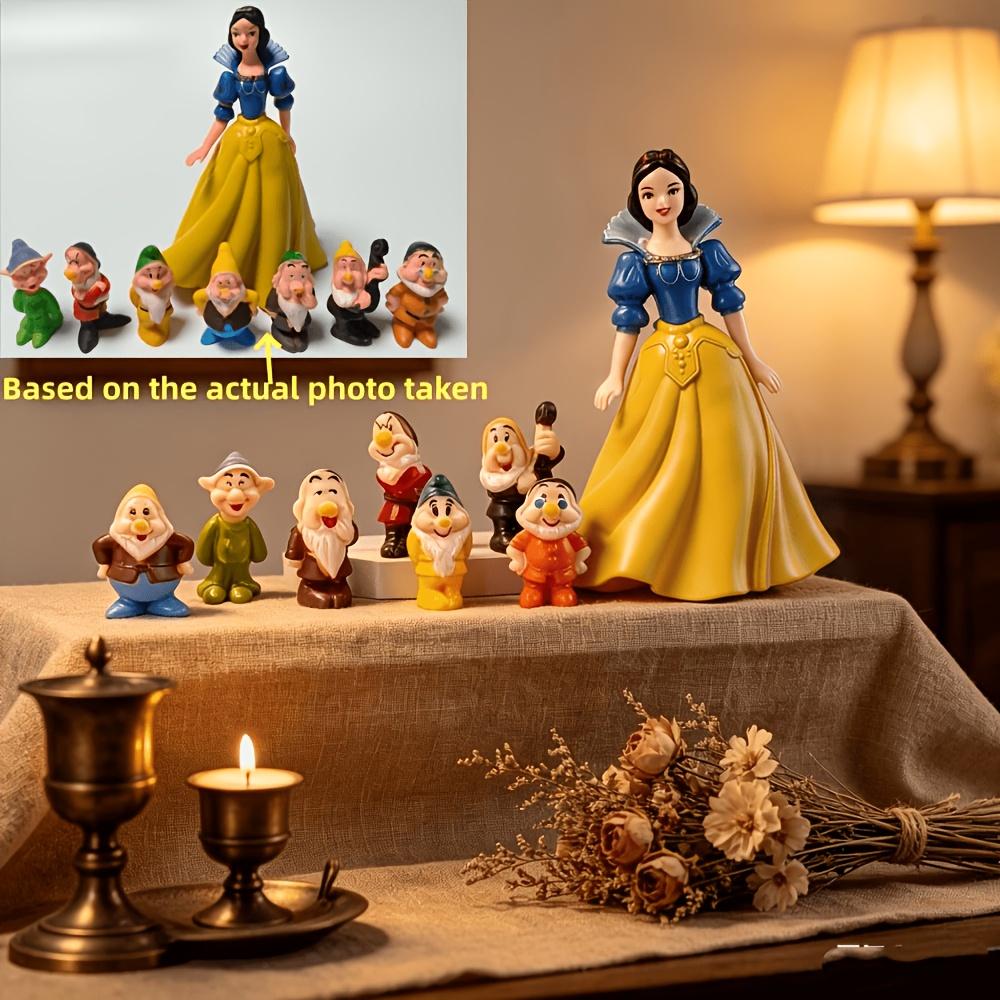 8 Pieces Disney Snow White and The Seven Dwarfs Home Ornaments Car Tabletop Decoration Christmas