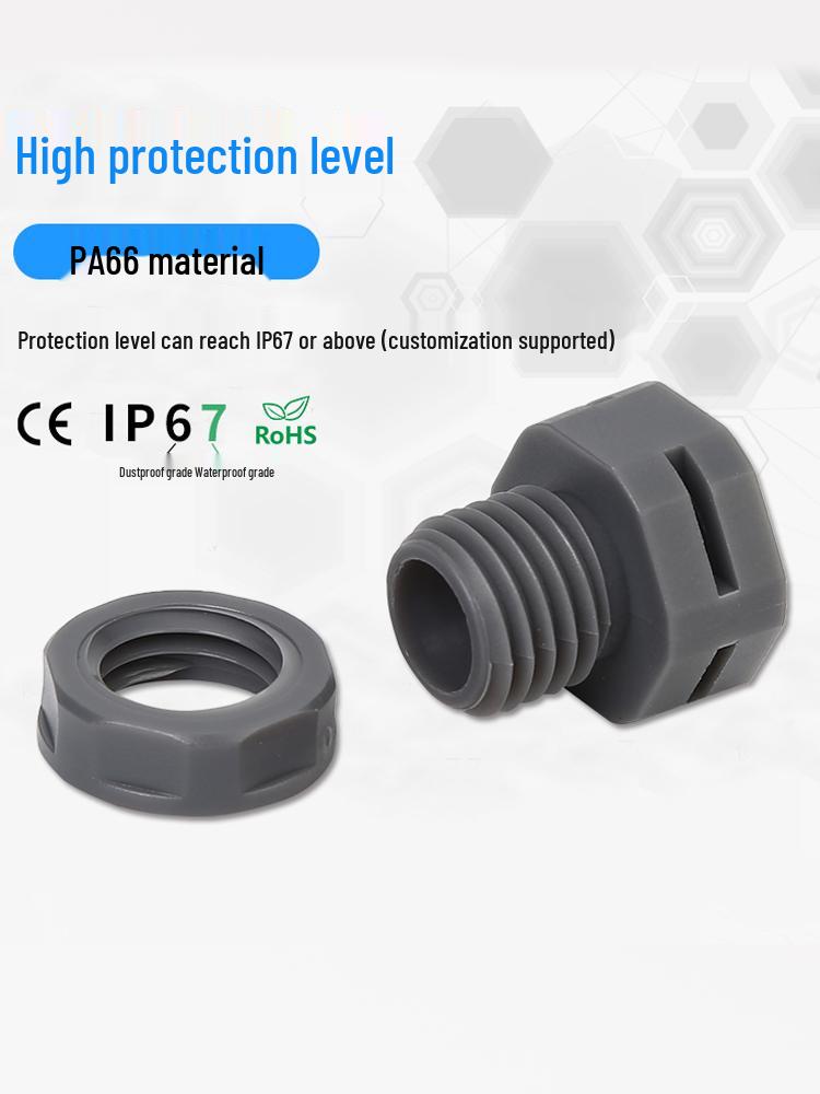 M12 Waterproof Breathable Nylon Automatic Vent and Pressure Relief Valve for Fermentation