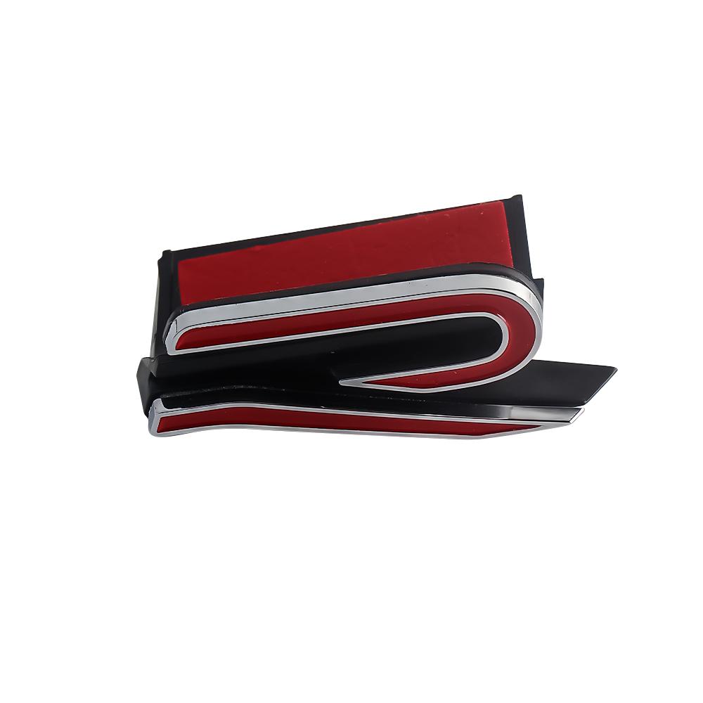 T27Car Hood Front Grille Badge VW New R Logo Sticker Accessories For Volkswagen GTI Golf Polo Tiguan Passat Touareg Magotan Jetta 