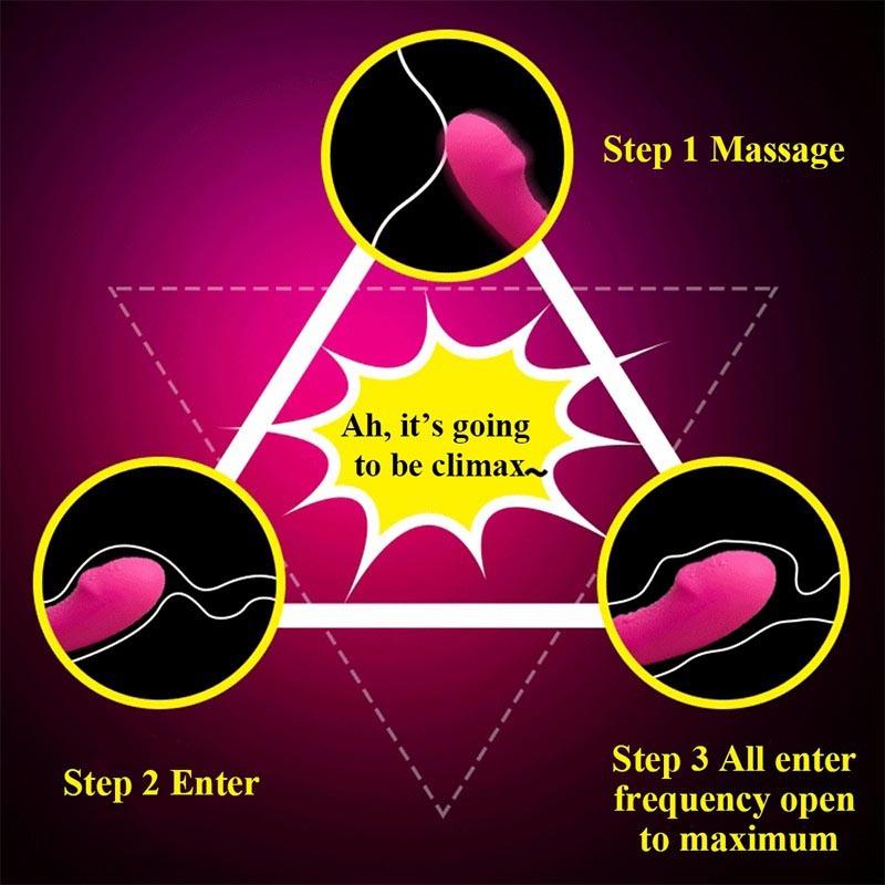 Frauen Erwachsene Sexspielzeug Vibrationsmassagespielzeug für Paare mit 10 Vibrationsmodi