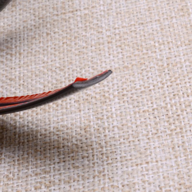 2pcs Length 2M Width 1.8cm Universal Flat Flexible Car Roof Trim Molding Strip