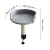 Desktop Cat Bed Round Hammock Easy Assembly Space Saving Soft Elevated Cat Perch for Indoor Cats for Computer Desk Side Table