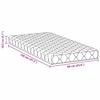 Foam Mattress Breathable Quilted Topper for Superior Back Support Firm Natural Coconut Fiber Jacquard Fabric Single Bed 60x120cm