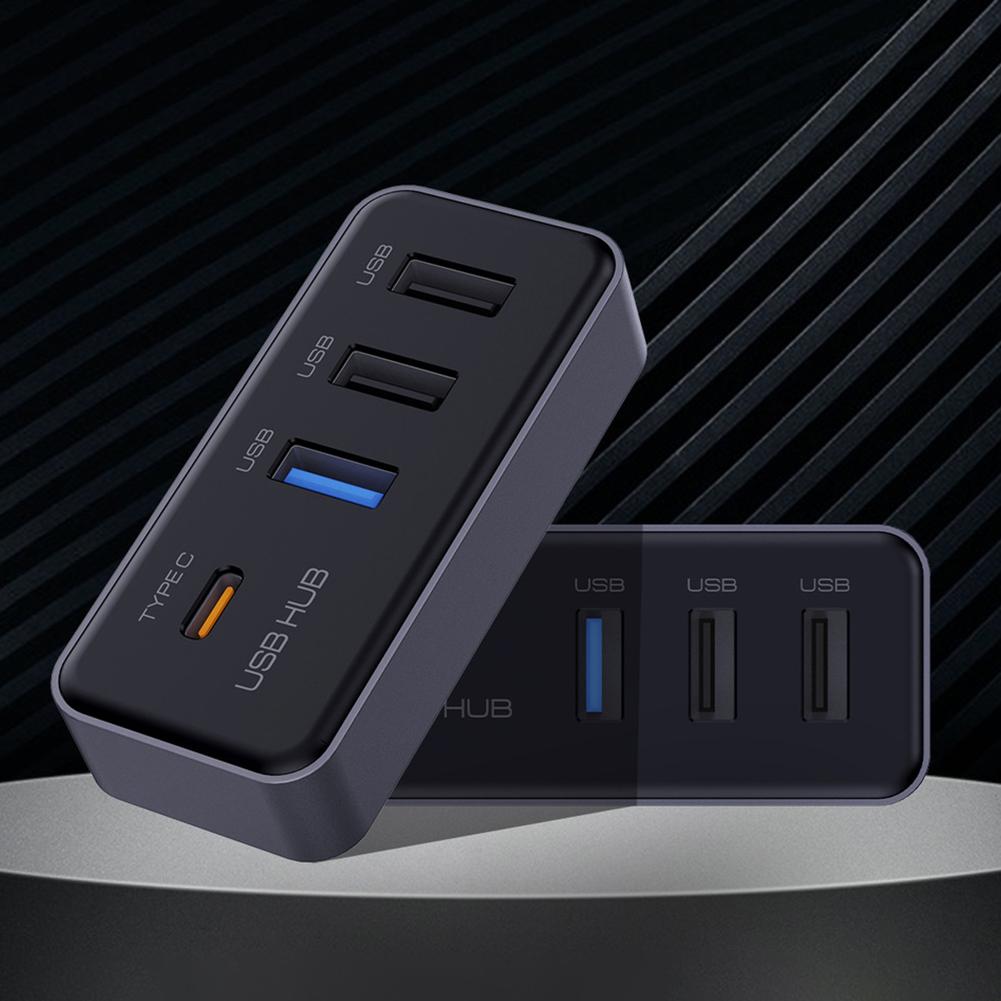 4-in-1 Glove Box USB Hub Docking Station Expansion Dock for TESLA Model 3 Model Y Car Accessories